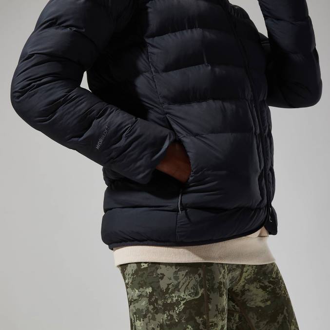 Berghaus ženske cvetlična jakna 6JTH386 oblačila jet črna