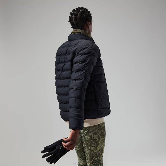 Berghaus ženske cvetlična jakna 6JTH386 oblačila jet črna