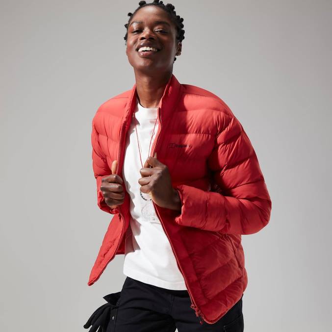 Berghaus ženske cvetlična jakna 6JTH387 oblačila pečeno jabolko