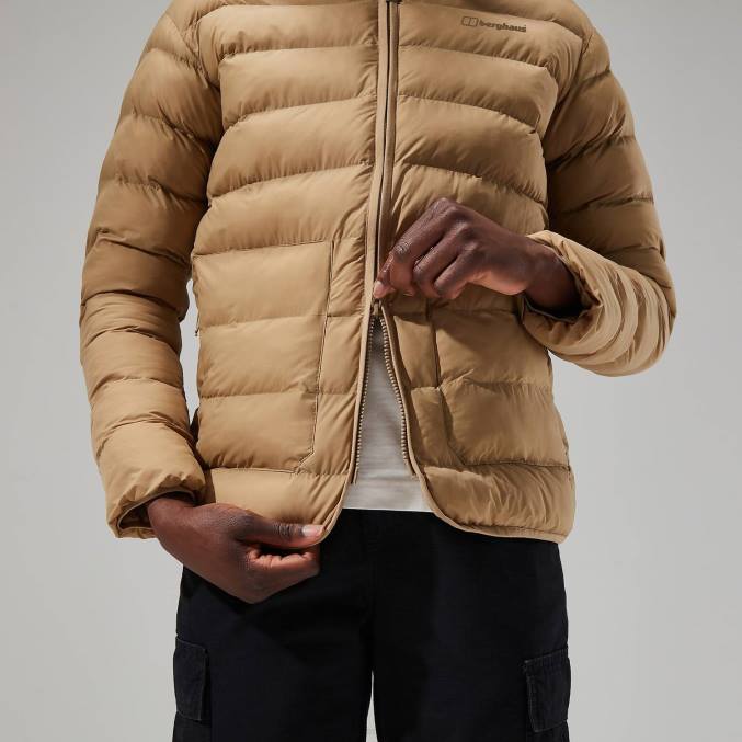 Berghaus ženske cvetlična jakna 6JTH388 oblačila kelp/peščena sipina