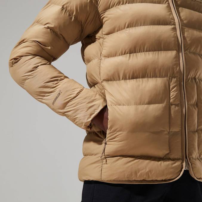 Berghaus ženske cvetlična jakna 6JTH388 oblačila kelp/peščena sipina