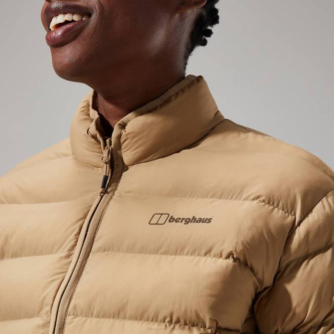 Berghaus ženske cvetlična jakna 6JTH388 oblačila kelp/peščena sipina