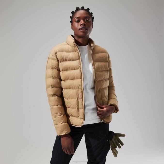 Berghaus ženske cvetlična jakna 6JTH388 oblačila kelp/peščena sipina