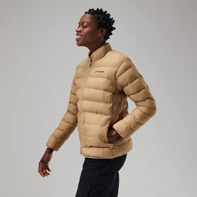 Berghaus ženske cvetlična jakna 6JTH388 oblačila kelp/peščena sipina