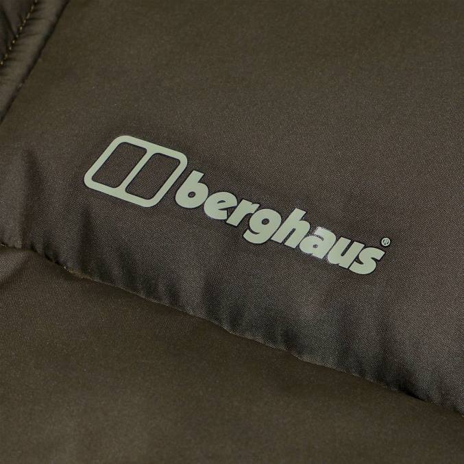 Berghaus ženske dolga jakna z odsevom izgorevanja 6JTH404 oblačila zelena