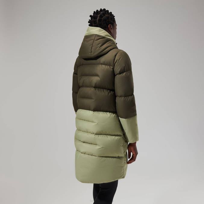 Berghaus ženske dolga jakna z odsevom izgorevanja 6JTH404 oblačila zelena