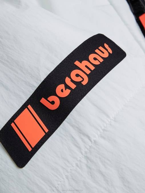 Berghaus ženske kratka izolirana jakna nelien 6JTH401 oblačila bela/siva