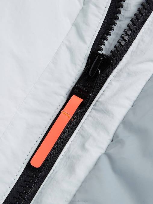Berghaus ženske kratka izolirana jakna nelien 6JTH401 oblačila bela/siva