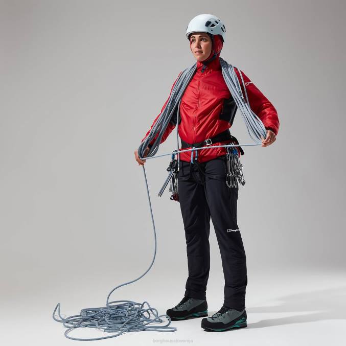 Berghaus ženske mtn arete lb sintetični pulover s kapuco 6JTH391 oblačila goji berry/jet black