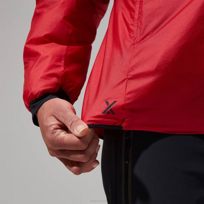 Berghaus ženske mtn arete lb sintetični pulover s kapuco 6JTH391 oblačila goji berry/jet black