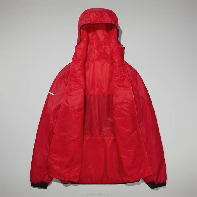 Berghaus ženske mtn arete lb sintetični pulover s kapuco 6JTH391 oblačila goji berry/jet black