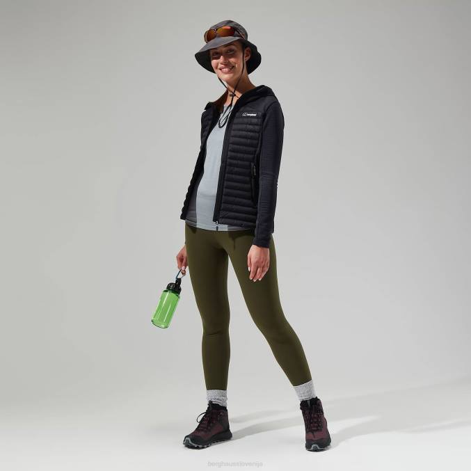 Berghaus ženske nula hibridna jakna 6JTH359 oblačila Črna