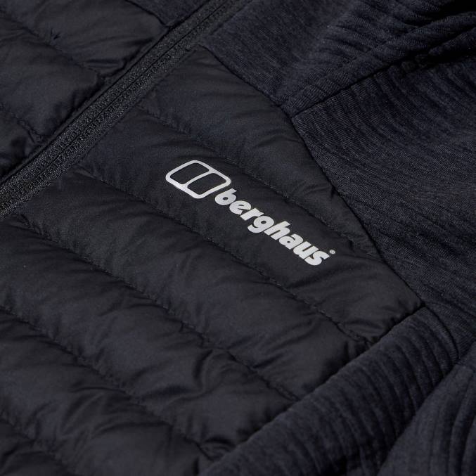 Berghaus ženske nula hibridna jakna 6JTH359 oblačila Črna
