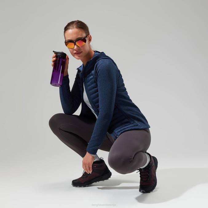 Berghaus ženske nula hibridna jakna 6JTH360 oblačila temno modra