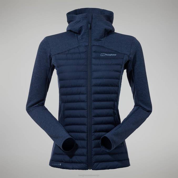 Berghaus ženske nula hibridna jakna 6JTH360 oblačila temno modra