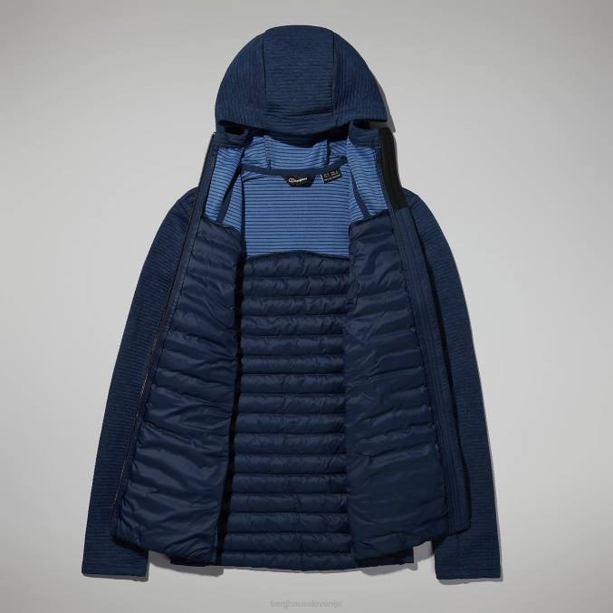 Berghaus ženske nula hibridna jakna 6JTH360 oblačila temno modra