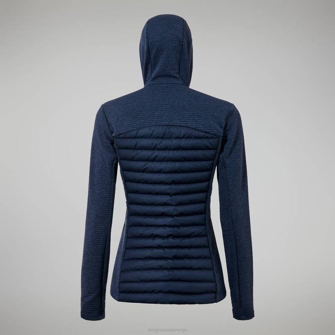 Berghaus ženske nula hibridna jakna 6JTH360 oblačila temno modra