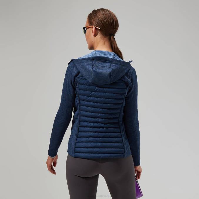 Berghaus ženske nula hibridna jakna 6JTH360 oblačila temno modra