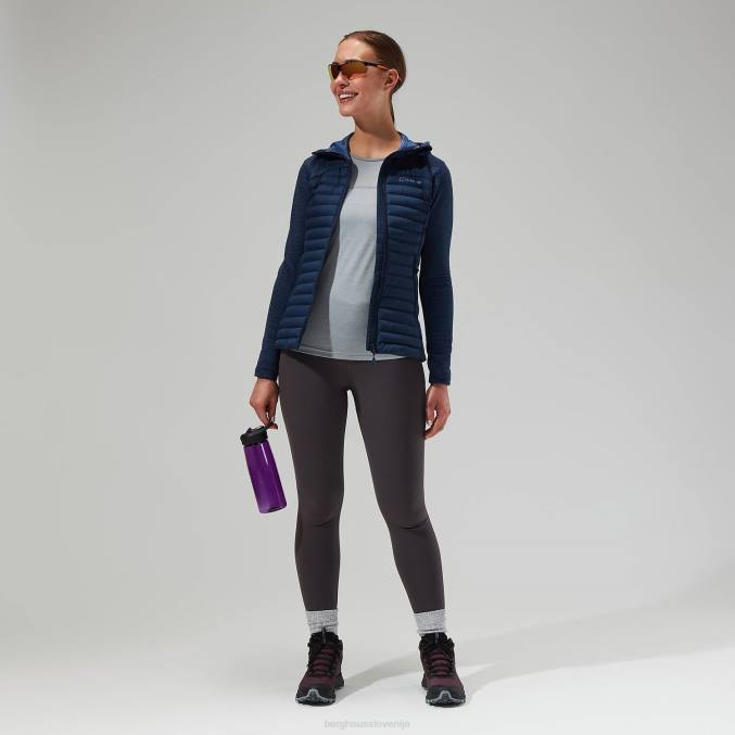 Berghaus ženske nula hibridna jakna 6JTH360 oblačila temno modra