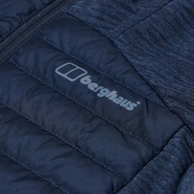 Berghaus ženske nula hibridna jakna 6JTH360 oblačila temno modra