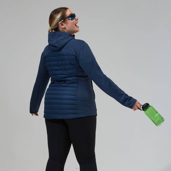 Berghaus ženske nula hibridna jakna 6JTH360 oblačila temno modra