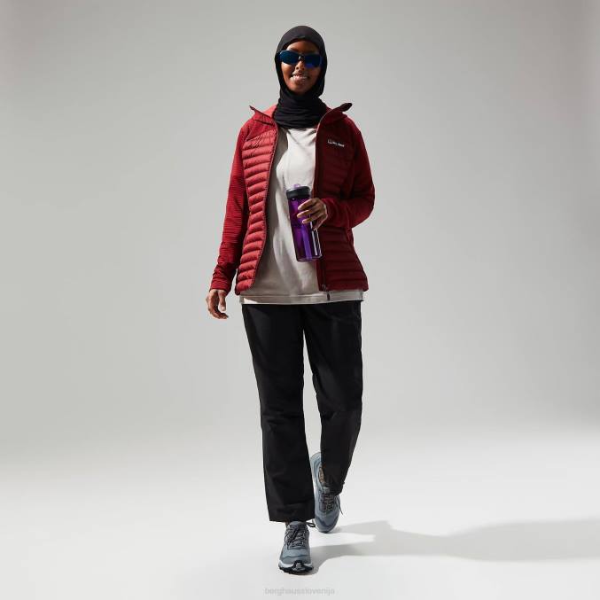 Berghaus ženske nula hibridna jakna 6JTH361 oblačila rdeča