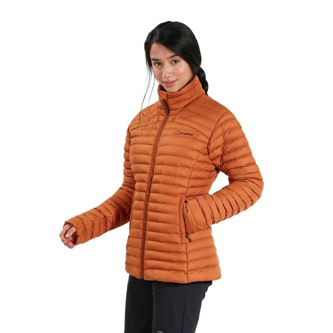 Berghaus ženske nula izolirana jakna 6JTH381 oblačila rjav