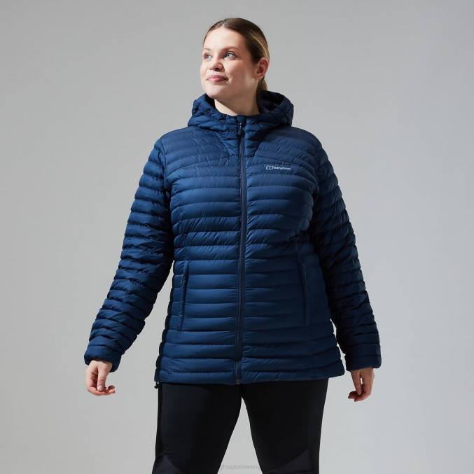 Berghaus ženske nula mikro jakna 6JTH363 oblačila temno modra