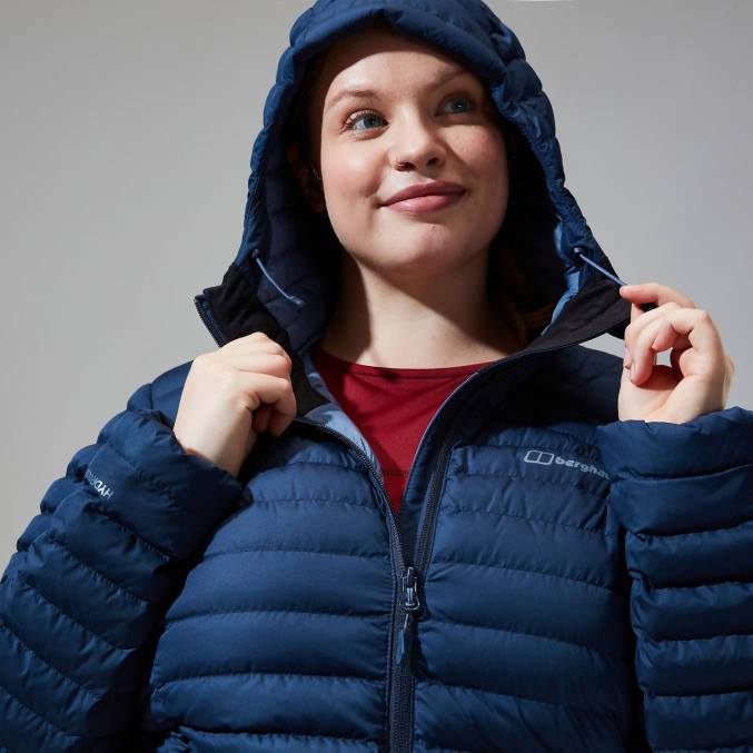 Berghaus ženske nula mikro jakna 6JTH363 oblačila temno modra