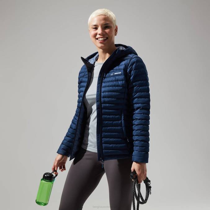 Berghaus ženske nula mikro jakna 6JTH363 oblačila temno modra