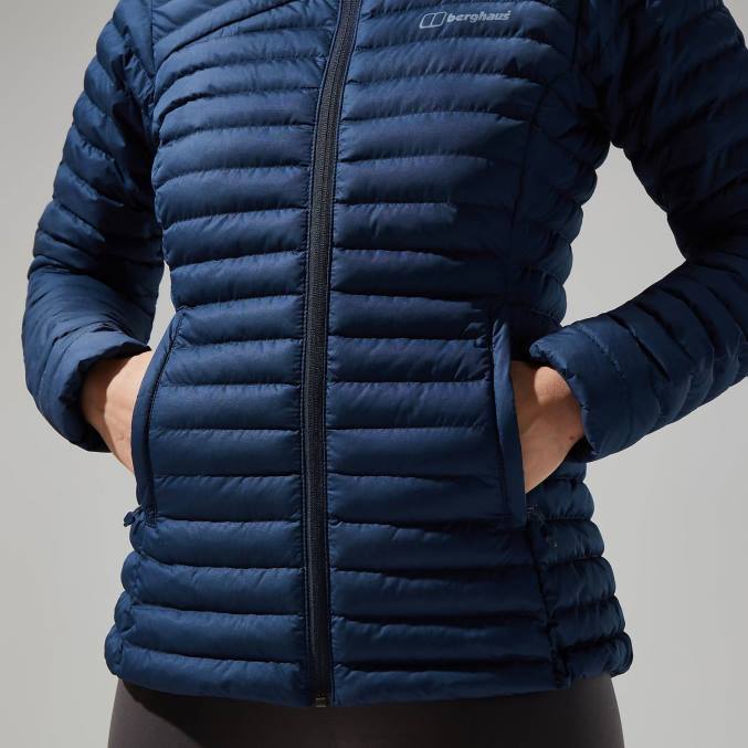 Berghaus ženske nula mikro jakna 6JTH363 oblačila temno modra