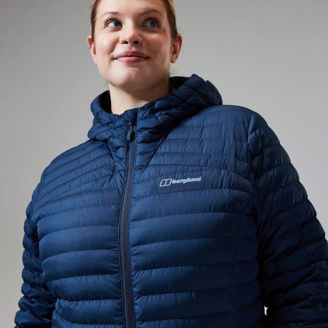 Berghaus ženske nula mikro jakna 6JTH363 oblačila temno modra