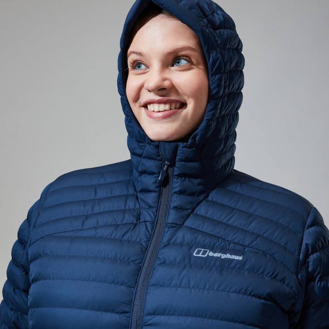 Berghaus ženske nula mikro jakna 6JTH363 oblačila temno modra