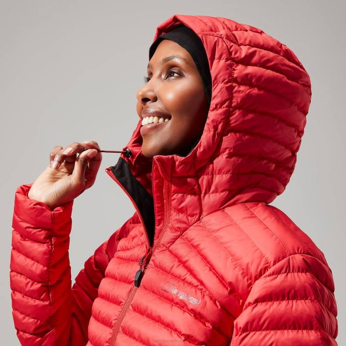 Berghaus ženske nula mikro jakna 6JTH364 oblačila rdeča