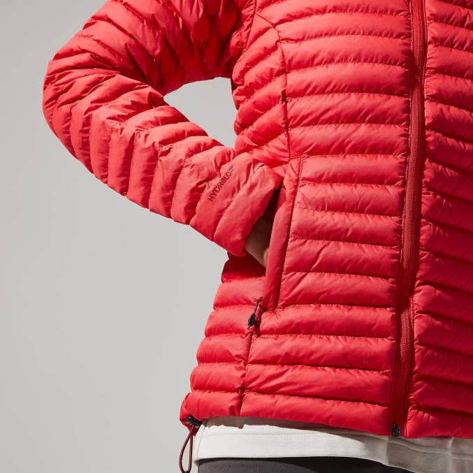 Berghaus ženske nula mikro jakna 6JTH364 oblačila rdeča