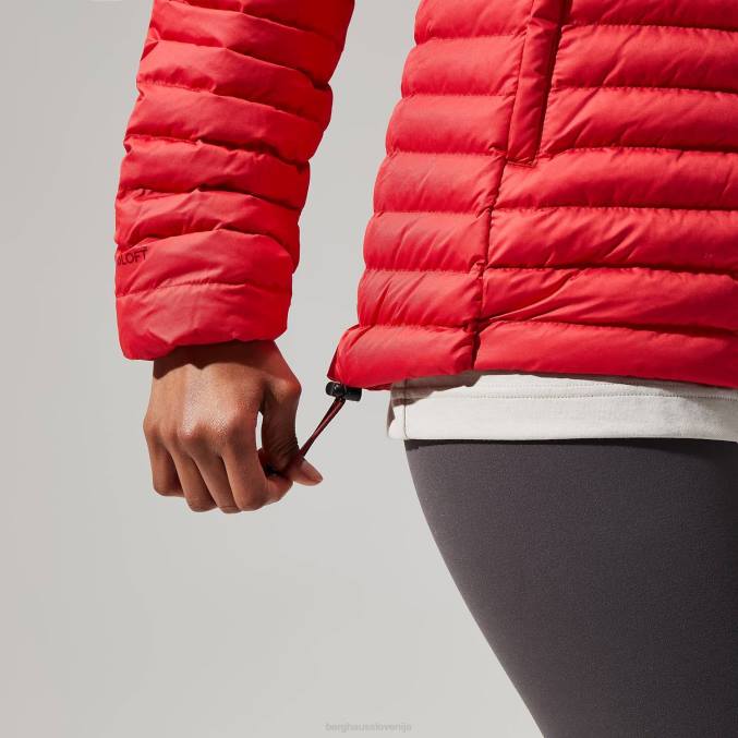 Berghaus ženske nula mikro jakna 6JTH364 oblačila rdeča