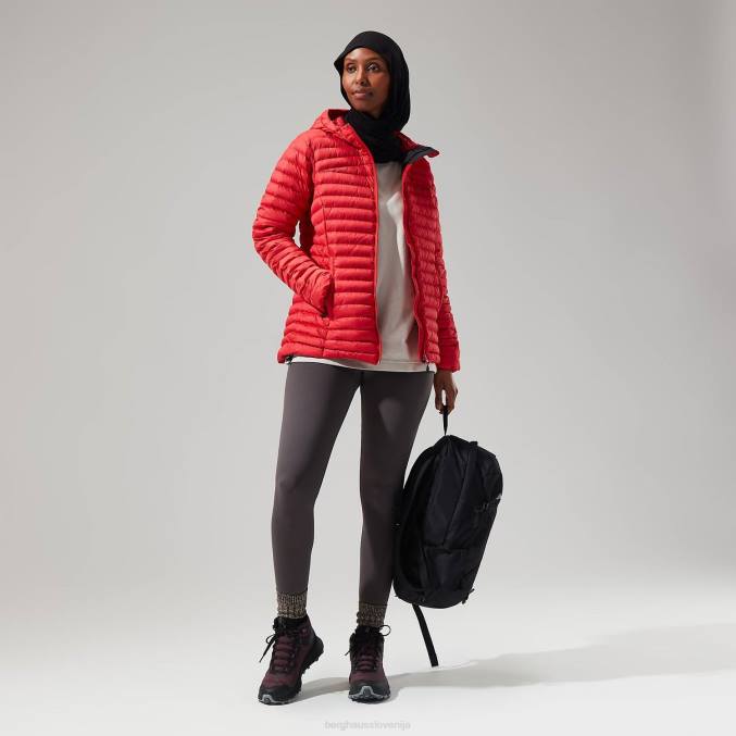 Berghaus ženske nula mikro jakna 6JTH364 oblačila rdeča