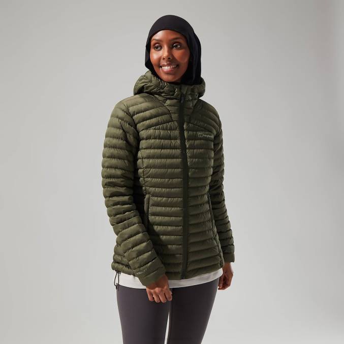 Berghaus ženske nula mikro jakna 6JTH393 oblačila zelena