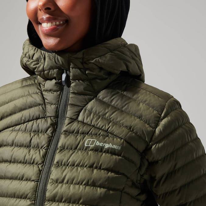 Berghaus ženske nula mikro jakna 6JTH393 oblačila zelena