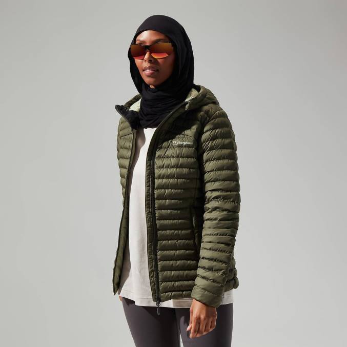 Berghaus ženske nula mikro jakna 6JTH393 oblačila zelena