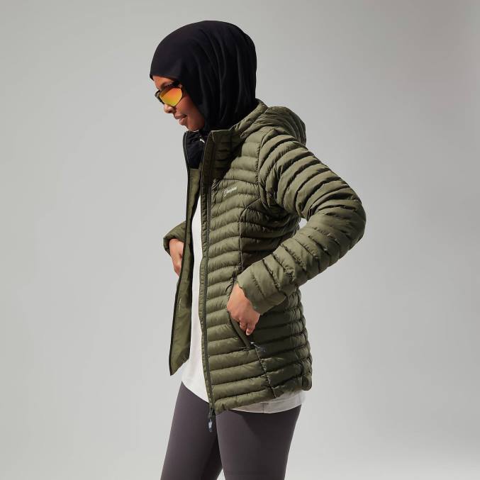 Berghaus ženske nula mikro jakna 6JTH393 oblačila zelena