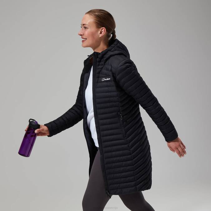 Berghaus ženske nula mikro jakna dolga 6JTH365 oblačila Črna