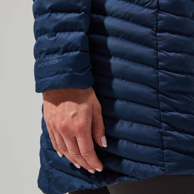 Berghaus ženske nula mikro jakna dolga 6JTH366 oblačila modra