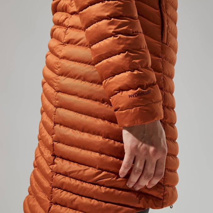 Berghaus ženske nula mikro jakna dolga 6JTH367 oblačila rjav