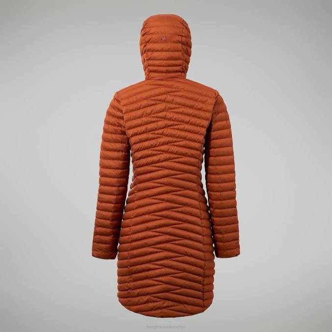 Berghaus ženske nula mikro jakna dolga 6JTH367 oblačila rjav