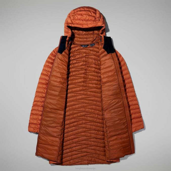 Berghaus ženske nula mikro jakna dolga 6JTH367 oblačila rjav