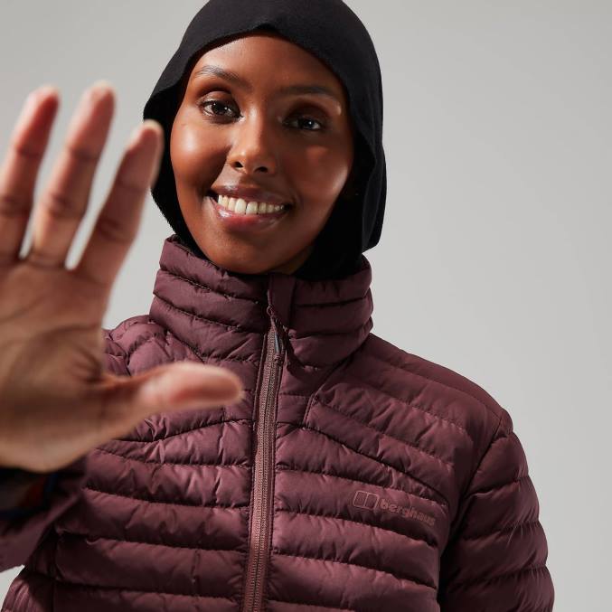 Berghaus ženske nula nh jakna 6JTH379 oblačila vijolična