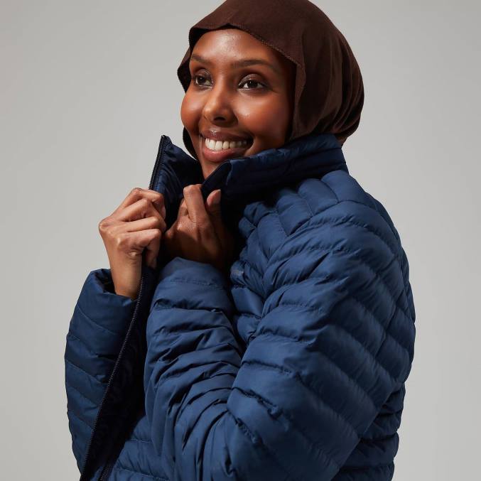 Berghaus ženske nula nh jakna 6JTH382 oblačila temno modra