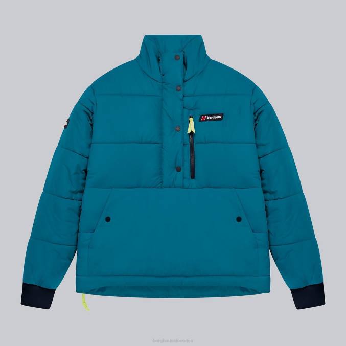 Berghaus ženske selapass izolirana jakna s polzadrgo 6JTH407 oblačila zelena