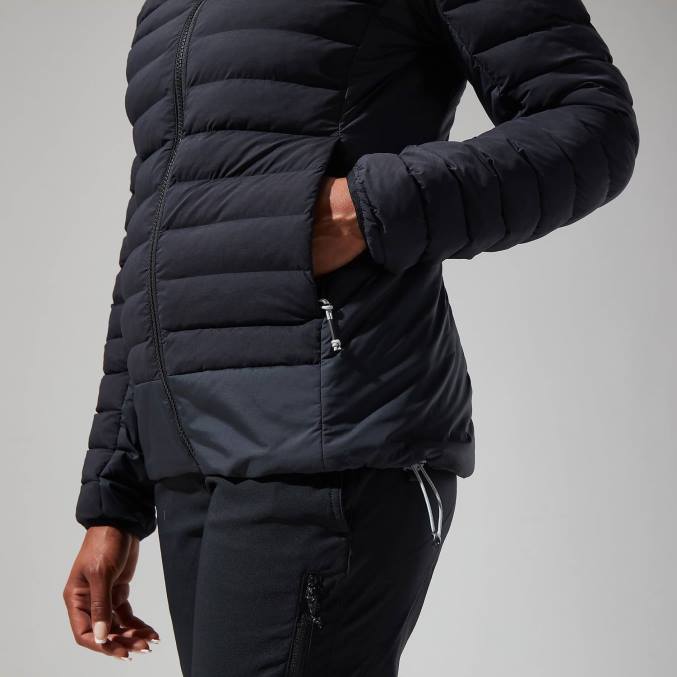 Berghaus ženske sorodna jakna 6JTH368 oblačila Črna